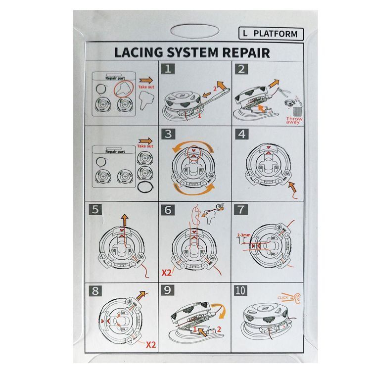 Ремкомплект быстрой шнуровки Fitgo для обуви 